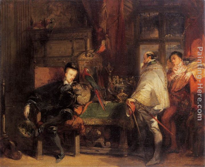 Henri III painting - Richard Parkes Bonington Henri III art painting